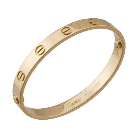 gold plated cartier bracelet|cartier inspired bracelet real gold.